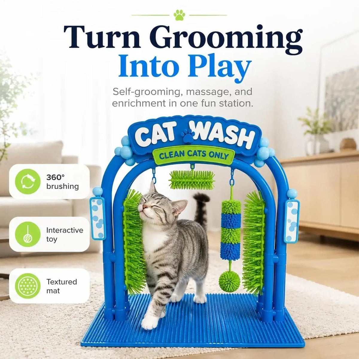 PurrClean™ Cat Grooming Station — product view 4